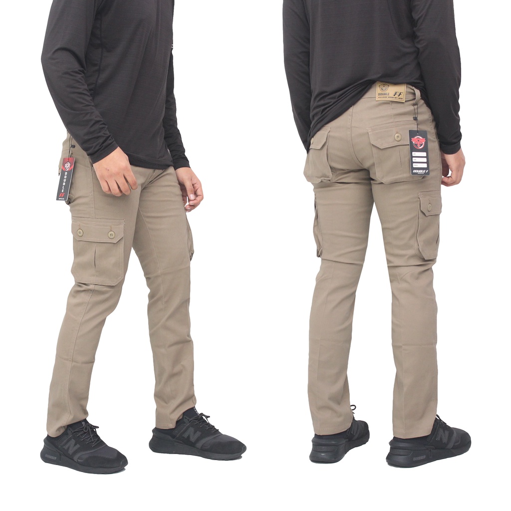 AUF.CO Celana Cargo Panjang Auf.co Warna Greenarmy bahan Kualitas Premium Grade A