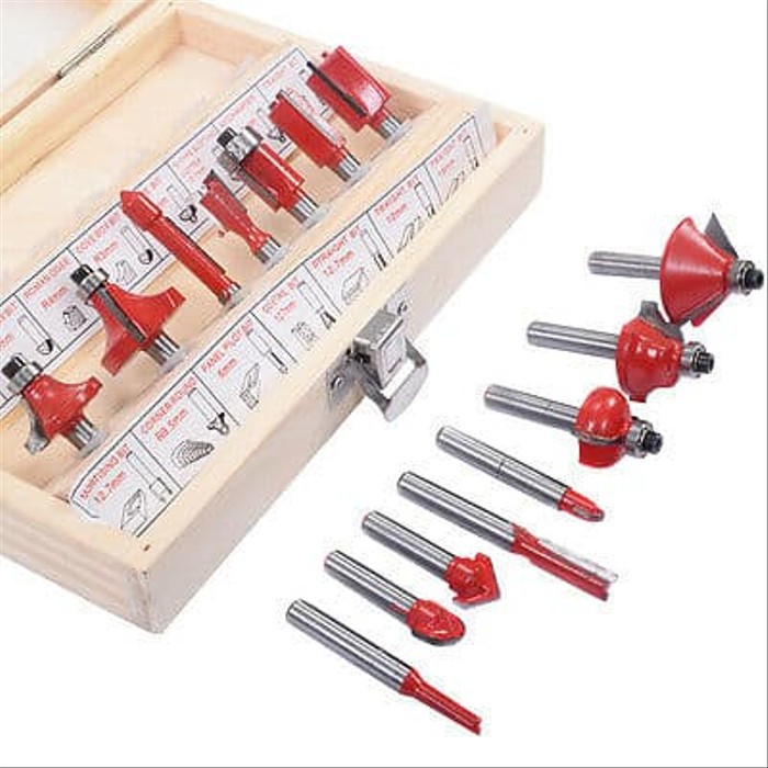 AnekaTool Mesin Router Bit Set 15 Pieces