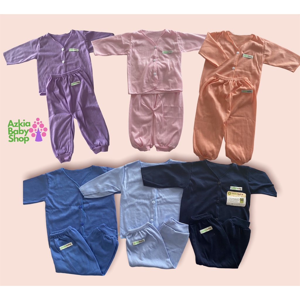 SET CELANA + BAJU BAYI BARU LAHIR BAJU NEWBORN MURAH BAJU KUTUNG BAYI BAJU PENDEK NEWBORN SET PAKAIAN BAYI LENGAN PANJANG PIYAMA BAYI PIYAMAN ANAK