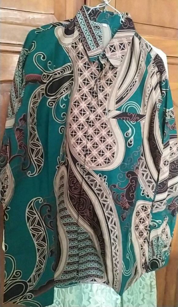 Baju Batik Pria Slimfit Modern Lengan Panjang Sy4 B1 Premium Quality