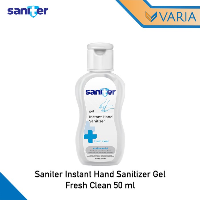 Saniter Instant Hand Sanitizer Gel 50 ml Antibacterial