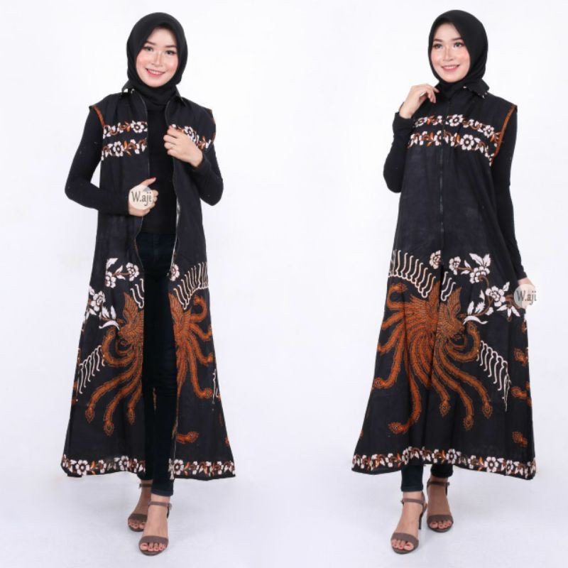 BATIK COUPLE KELUARGA sania ruffle ori ndoro jowi dnt motif AHY-Outter / long cardy