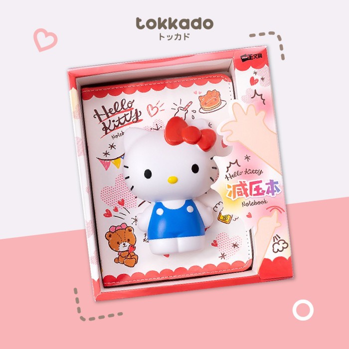 

CODE436 TOKKADO Sanrio Original Squishy Notebook Agenda Buku Catatan Anak Lucu