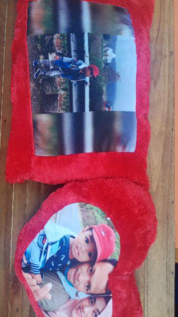[free Design] Bantal Foto Custom 60x40 Cm Bulu Rasfur Velboa Balfot Banfot Bantal Kamar Tidur