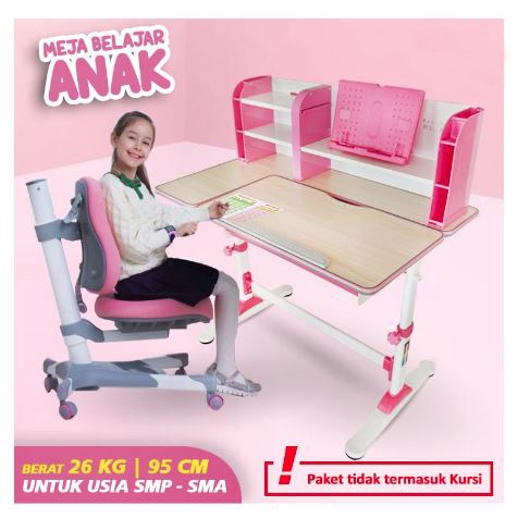 Meja Belajar Saja SPEEDS 95 cm Anak Multifungsi Karakter Table