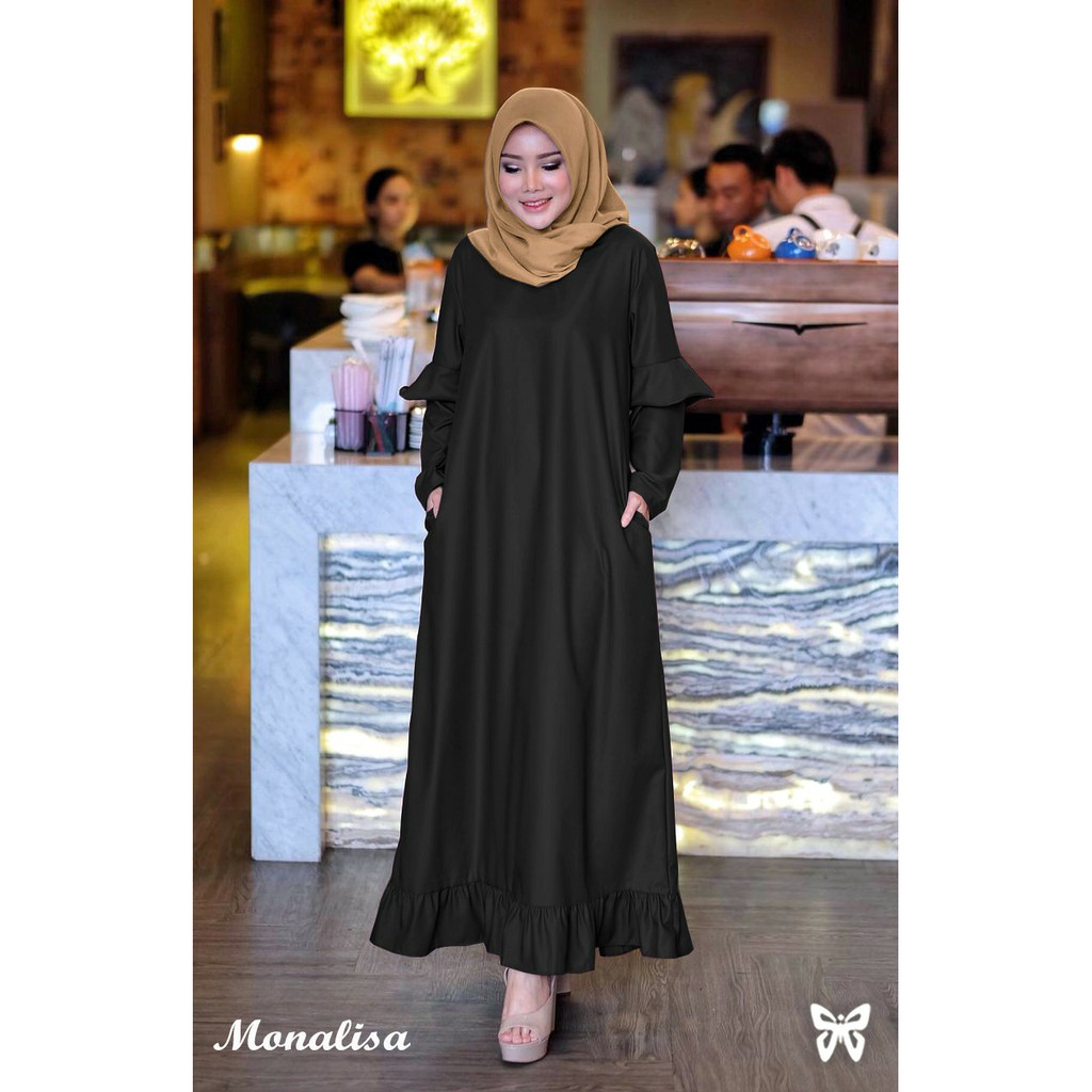 HOPYLOVY - Monalisa Maxi Dress | Gamis Wanita Terbaru