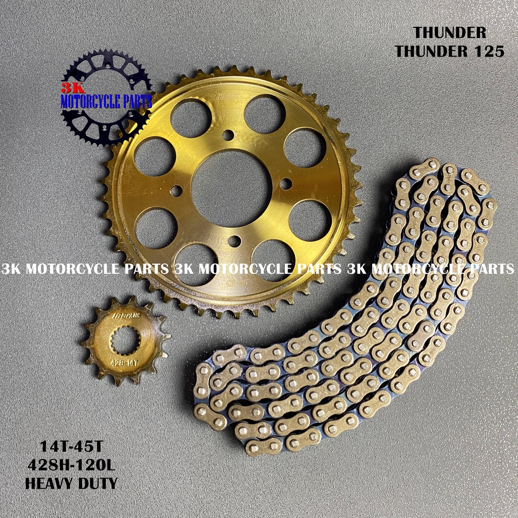 GEAR GIR SET GEAR GIR PAKET THUNDER 125 THUNDER 125 NEW