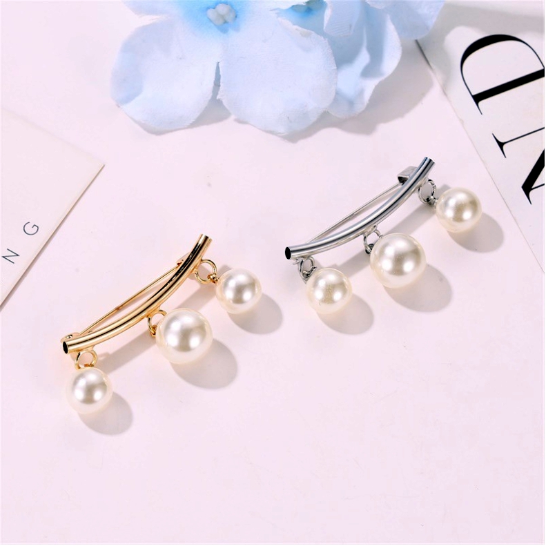 Bros Mutiara Melengkung Baru Aksesori Mode Serbaguna Dan Praktis