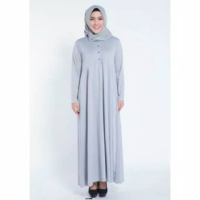 gamis Elzatta - gamis zania busui abumuda - hitam