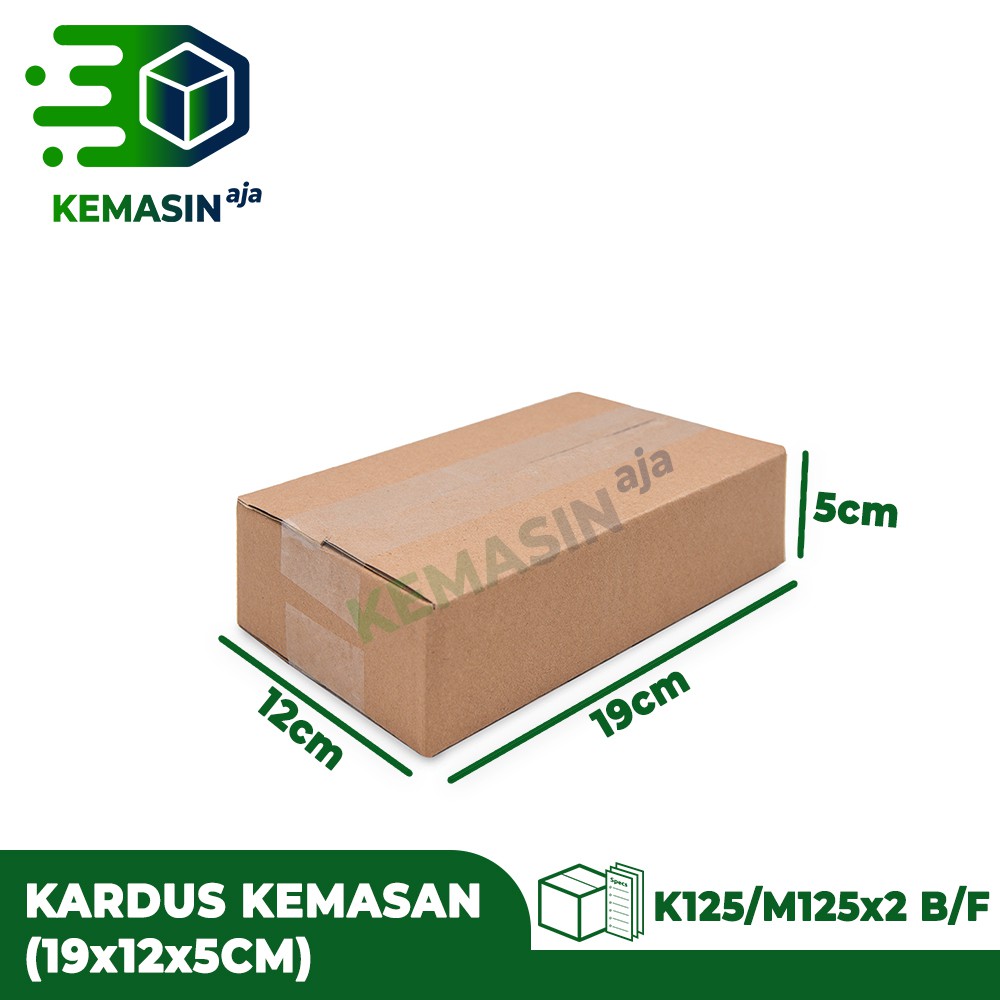 

Box Kardus Polos / Packaging Serbaguna Dimensi 19x12x5 cm