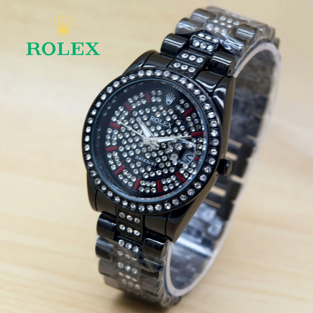 Asli RLX10 Jam Tangan Wanita Rolex BALOK LADIES WATCH / JAM CEWEK ROLEX Diskon