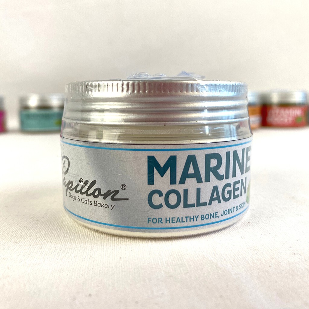 

PAPILLON Vitamin Anjing Kucing MARINE COLLAGEN 70gr