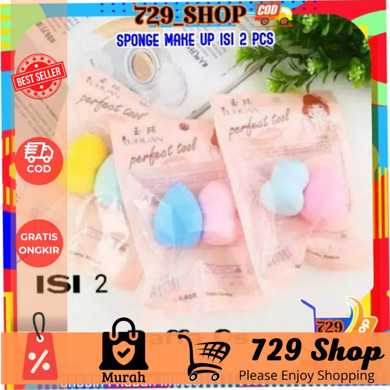 isi 2 Sponge Make Up Impor Best Seller