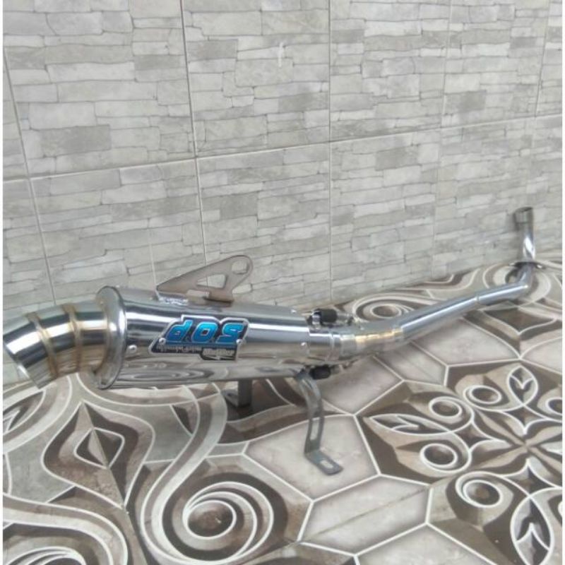 knalpot racing Dos karisma,supra x125,vega,revo,jupiter,sogun