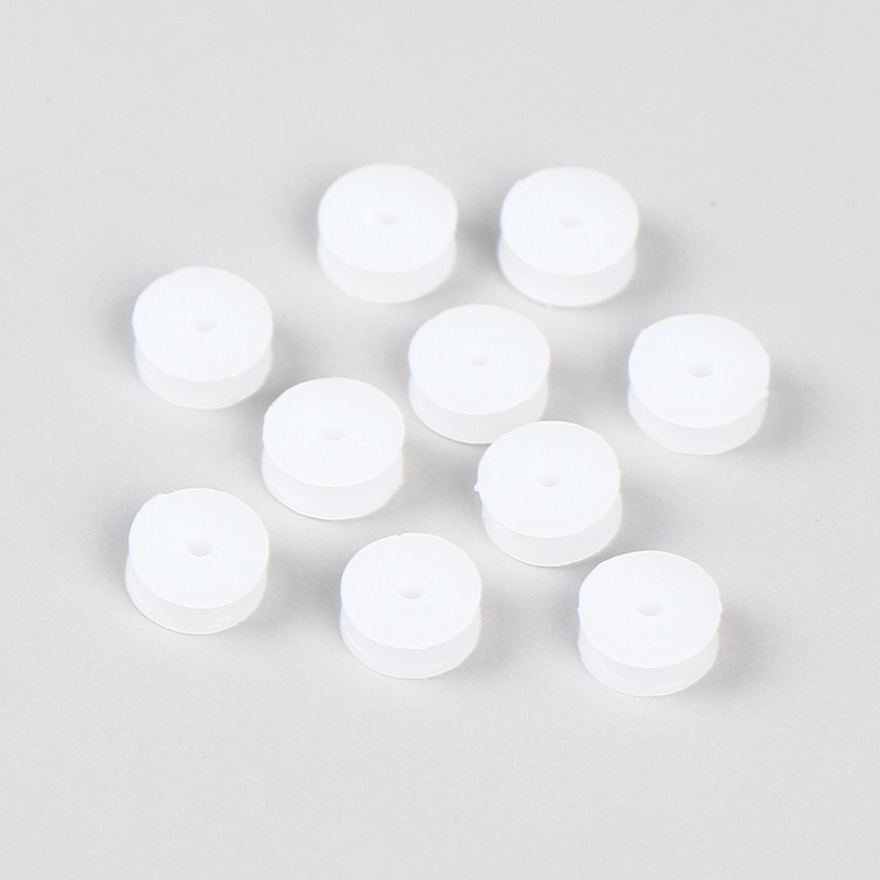 10pcs / set 2x9.3mm Roda Katrol Mini Bahan Plastik Untuk Mobil / Motor DIY