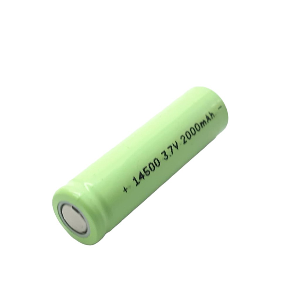 Baterai/Batre 14500 Cas/Charger Li-ION 3.7V - 2000mAh 1 Pcs