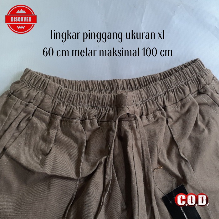 CELANA PANJANG BAGGY BAHAN KATUN KERJA WANITA JUMBO CELANA PANJANG KANTOR KAIN WANITA JUMBO