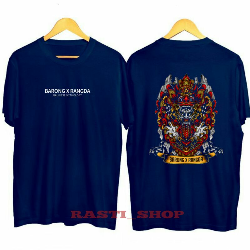 KAOS BAJU DISTRO DEWASA BARONG X RANGDA BALI