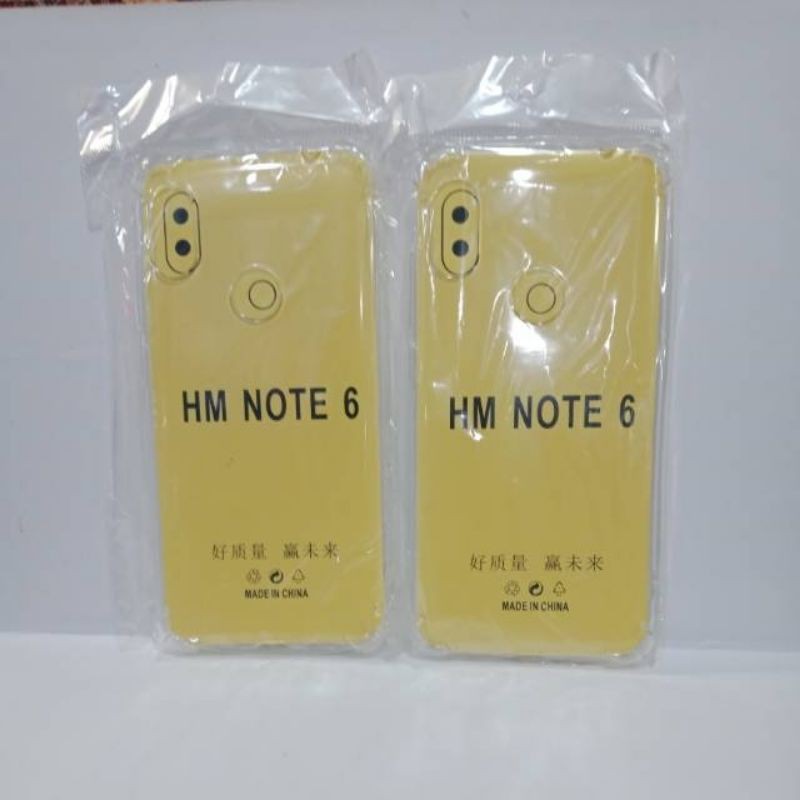 Anti Crack Xiaomi Redmi Note 6 Case Silikon AntiCrack Bening Xiaomi R.Note 6