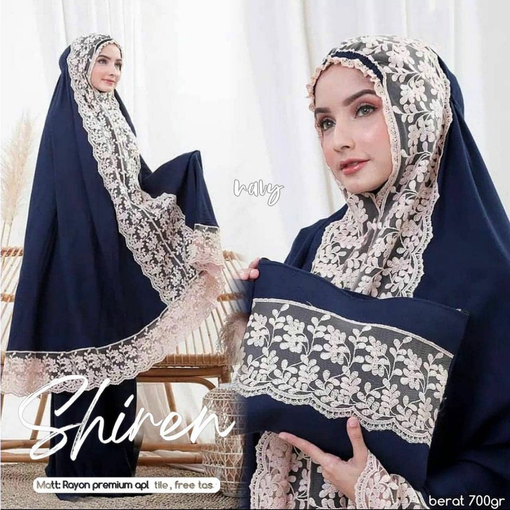 (ONO)-MUKENA SHIREEN RENDA / MUKENA LEBARAN TERBARU / MUKENA LEBARAN MURAH / MUKENA DEWASA MURAH / S