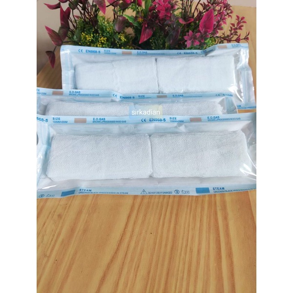 KASA LIPAT STERIL 10 x 5 cm rawat luka SC, rawat luka patah tulang, perban steril
