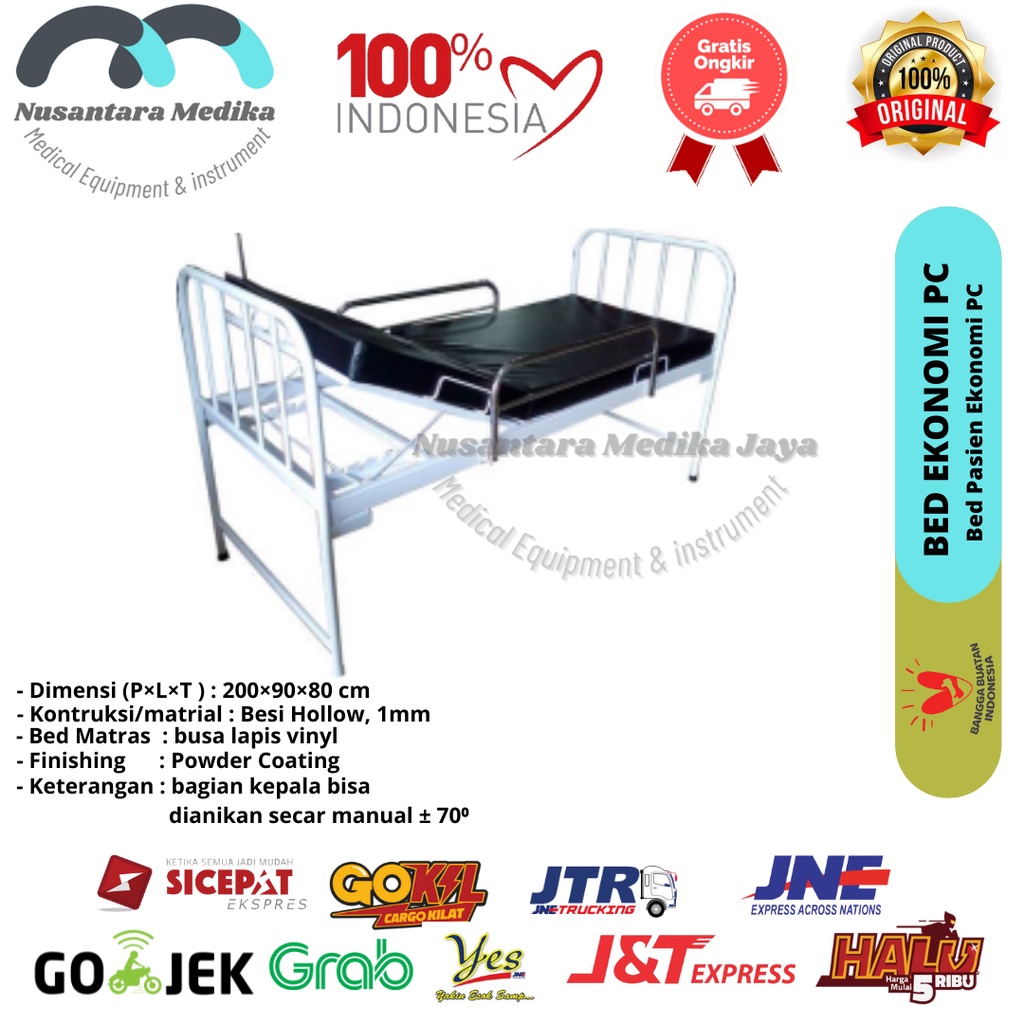 Bed Pasien Ekonomi PC Bed Pasien Murah