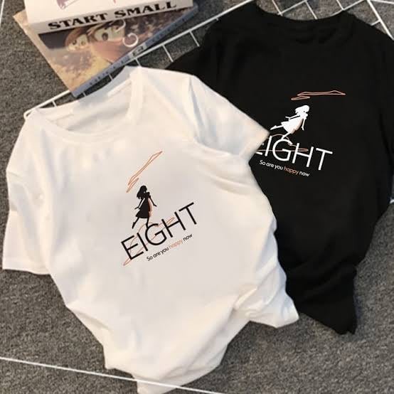 Kaos Kpop IU Lee Jieun lengan pendek