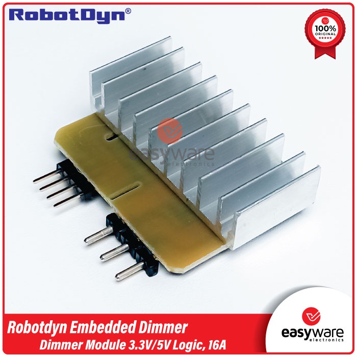 RobotDyn Embedded Dimmer Module, 3.3V/5V logic, 16A, 600V