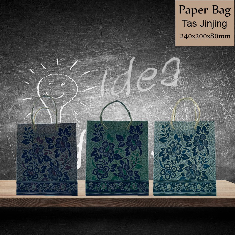 

Okey / Kraft Paper Bag A / Tas Jinjing / 240x200x80mm