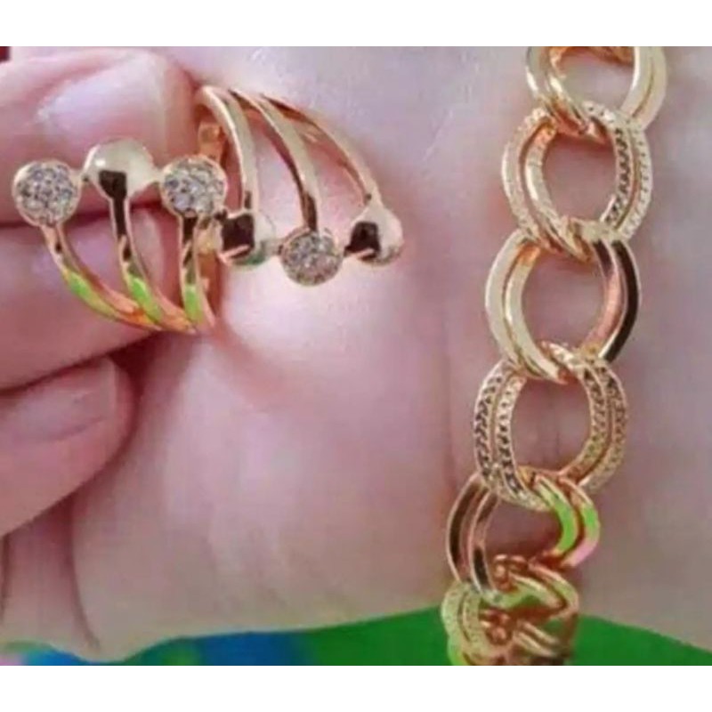 Gelang Wanita Motif Blingbing Free Cincin