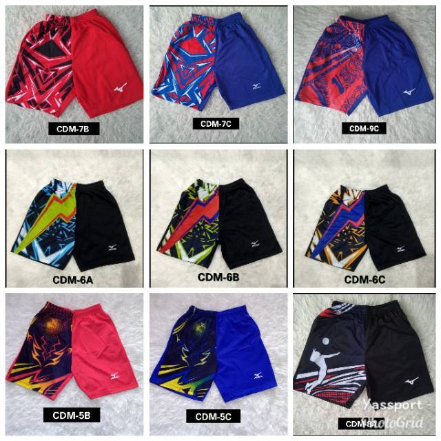 Celana voli mizuno printing