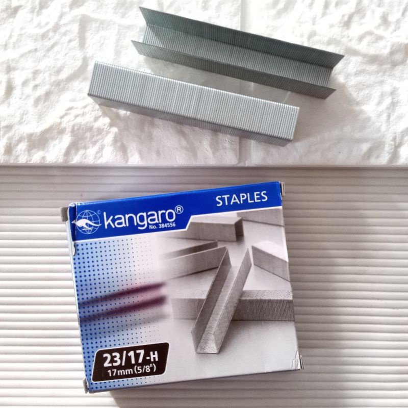 

Refill/Isi Staples Kangaro 23/17 5/8" (Isi 1000 pcs)