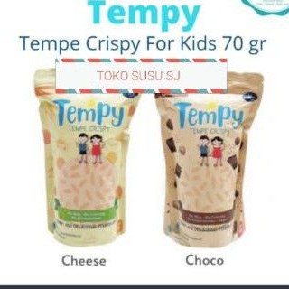 TEMPY KERIPIK TEMPE CRISPY SNACK CHOCO 70 G/ CHEESE/ Sea salt/Truffle