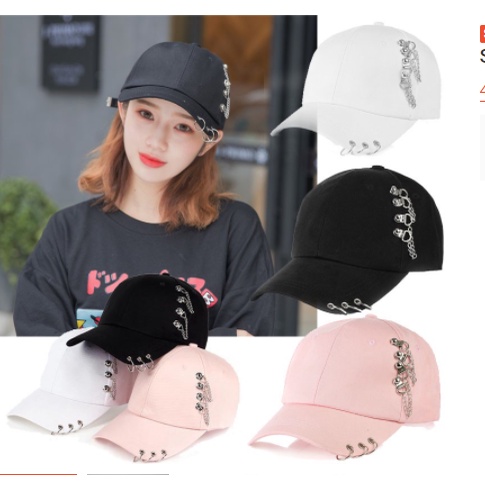 Topi Lelaki Gaya Korea Besi Cincin Topi Kasti Laki-laki topi ring TERBARU