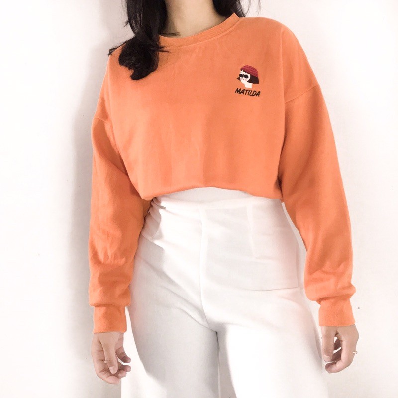 crewneck orange matilda