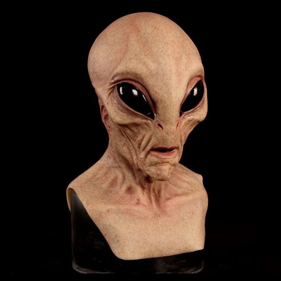 TOL-78 topeng latex full head kepala alien prank halloween