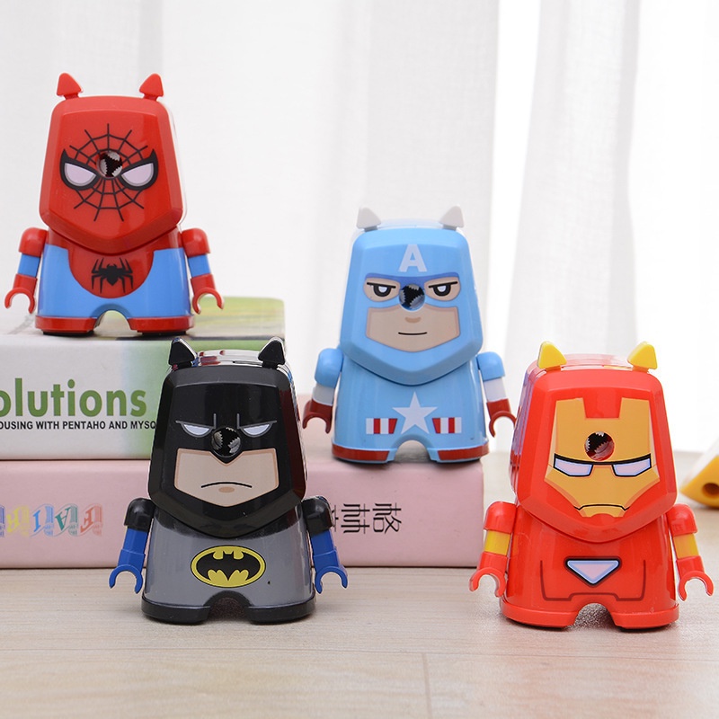 

AKC - Rautan Pensil Putar Sharpener Meja Bentuk Superhero Serutan Pensil