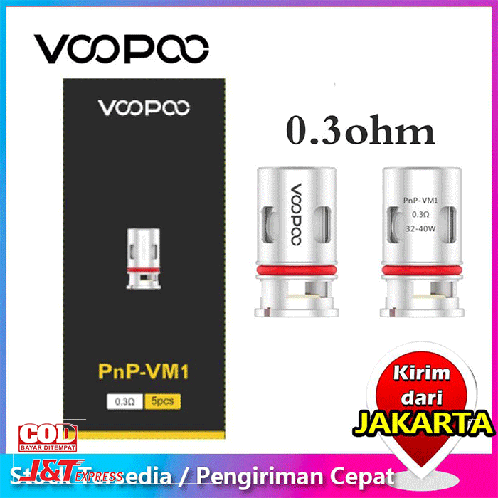 VOOPOO PnP VINCI Mesh Replacement 0.3 OHM 1Pcs