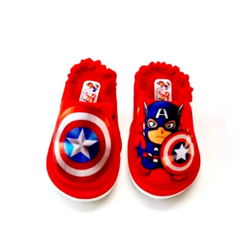 Arkn-sandal anak baby bapau slip-on Kalakter