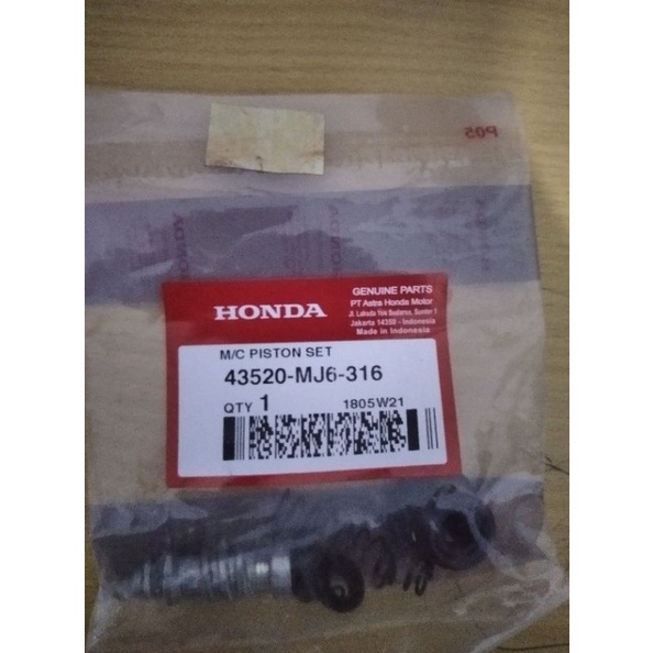 M/C PISTON KIT TIGER MASTER REM BELAKANG TIGER MASTER REM TIGER MASTER REM HONDA 43520MJ6316