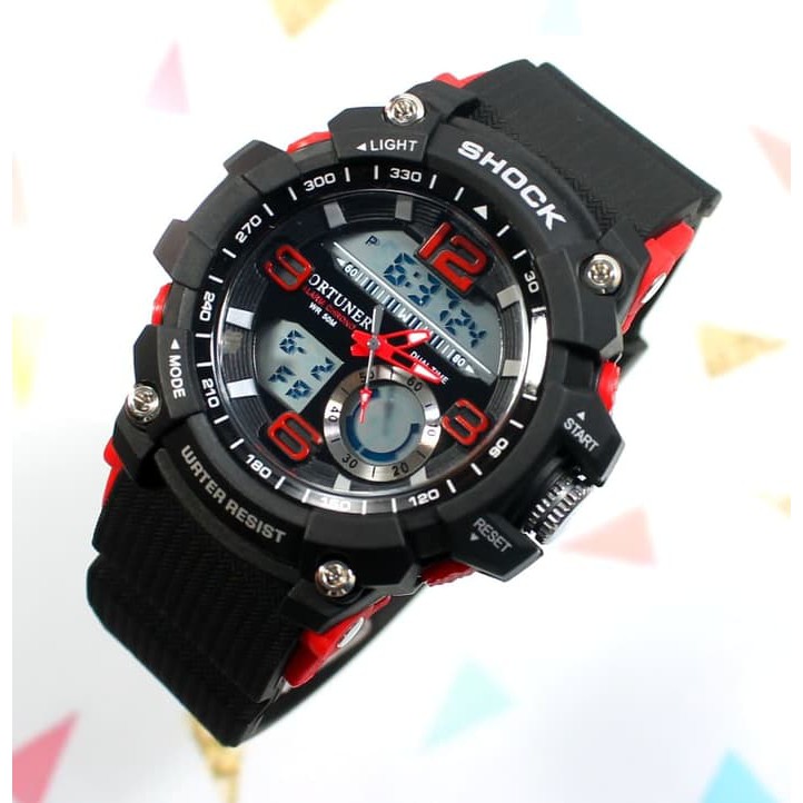 ORI Jam tangan pria anak cowo digital terbaru g shock casio ripcur gold 009