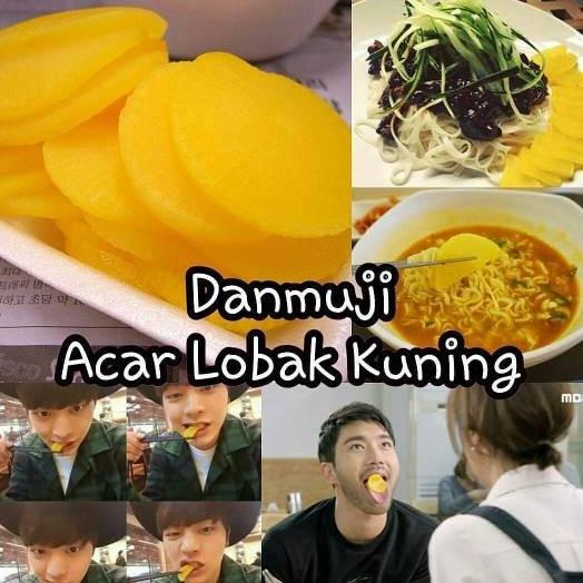 

Danmuji / acar lobak kuning 1kg Halal import korea ---Termurah---