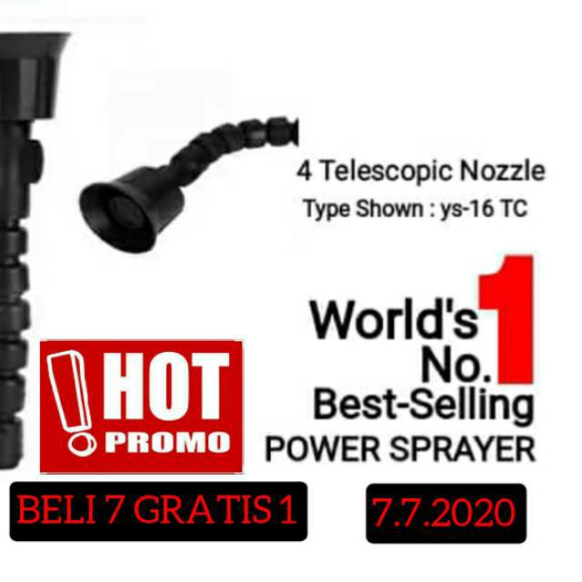 Nozzle sprayer.nozzle elastis.nozzle lubang 4