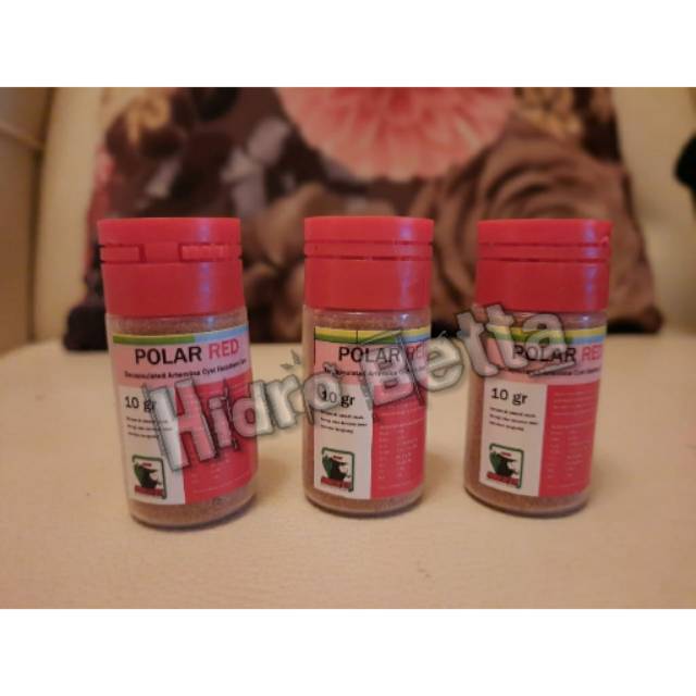 Artemia Polar Red 10gr / Artemia Instan Polar Red 10 gram (Pakan Burayak Ikan Hias Cupang,Guppy dll)