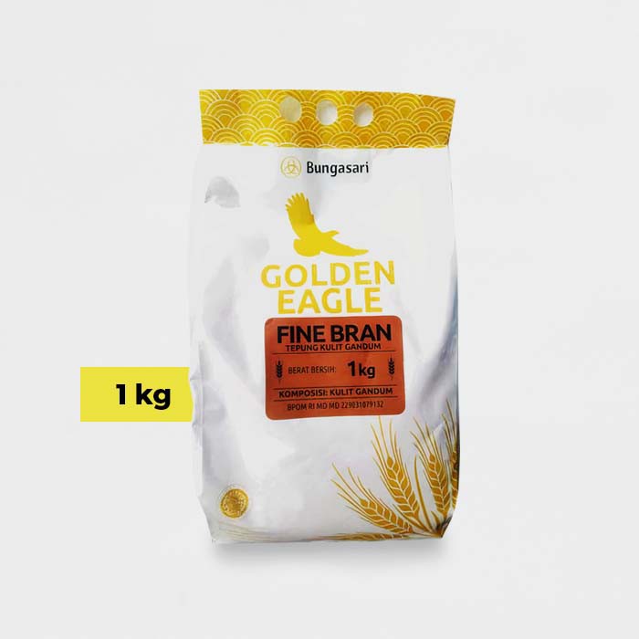 

Tepung Kulit Gandum Halus/Fine Bran Golden Eagle 1 Kg