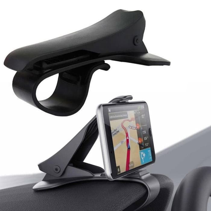 DASBOARD HOLDER Phone Holder GPS Holder Hp Mobil Jepit Dashboard Spion Original 360 Derajat Car Phone Bracket Holder Multifungsi