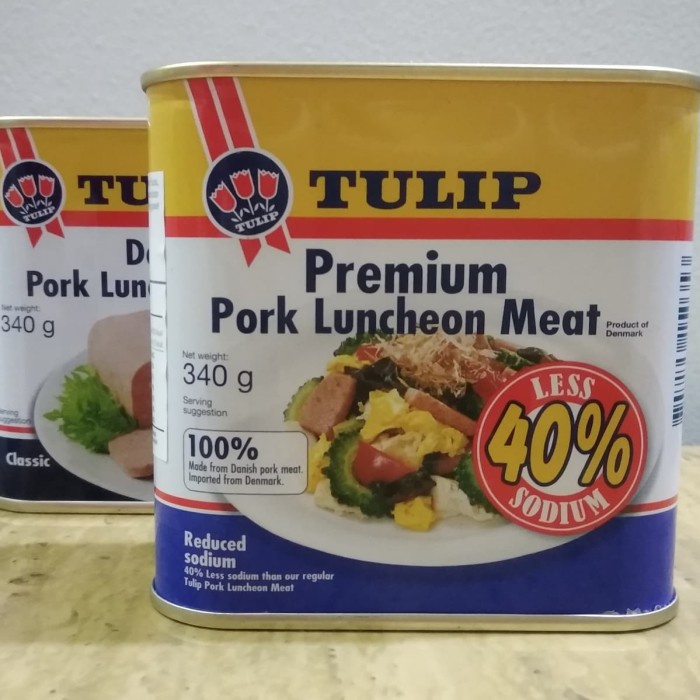 

sa2011aa Tulip Danish Pork Luncheon Meat 340 Gr - Classic Xa20X1
