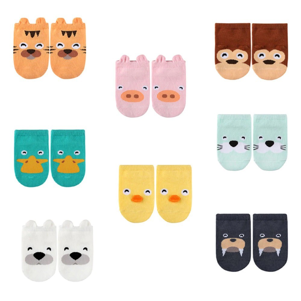 Kaos Kaki Bayi seri Polos dan Motif Karakter Lucu - Kaos Kaki Anak