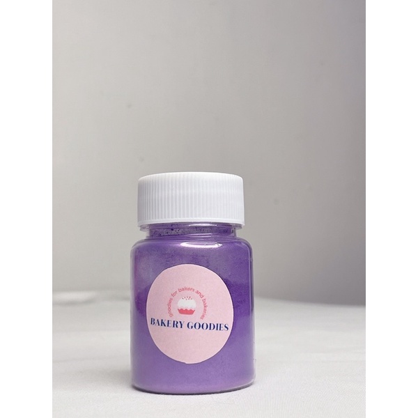 

Luster dust ungu tua bubuk pewarna kue metalik bubuk hiasan kue edible
