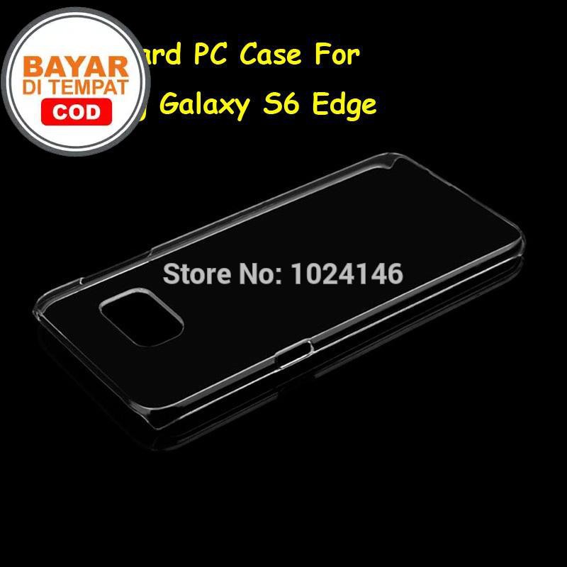 Samsung Galaxy S6 Edge G925 - Mika Transparan Clear Hard Case Hardcase Casing Cover Bening